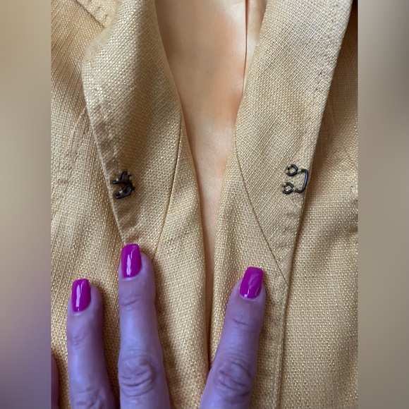 Classiques Entier gold yellow short structures jacket size small - Picture 8 of 11